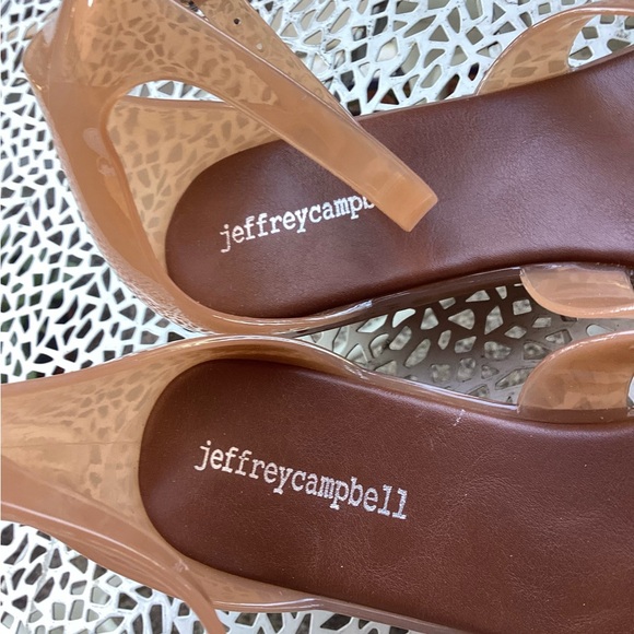 NWOT Jeffrey Campbell jellie toe post sandals - Picture 8 of 13